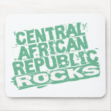 Central African Republic Rocks Mousepads