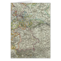 Central Europe, Germany, Poland Card