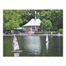 Central Park Boat Pond Photographic Print