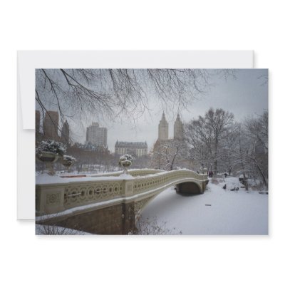 Central Park Bow Bridge, New York City Wedding Invite by NYThroughTheLens