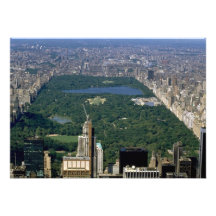 Central Park from the south, New York City, USA Personalized Invitation
