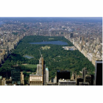 Central Park from the south, New York City, USA Photo Cut Out