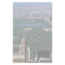 Central Park from the south, New York City, USA Stationery Paper