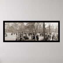 Central Park NY Photo 1902 Print