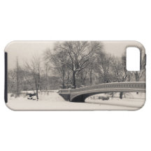 Central Park Winter - Bow Bridge Snow iPhone 5 Case