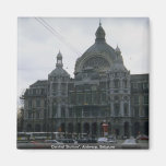 Central Station", Antwerp, Belgium Magnets