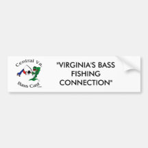 Central Virginia Bass Cast - Logo Bumpet Sticker Bumper Sticker