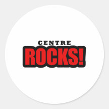 Centre, Alabama City Design Round Sticker