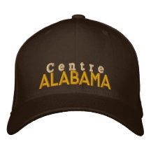Centre, Alabama Hat Embroidered Baseball Cap