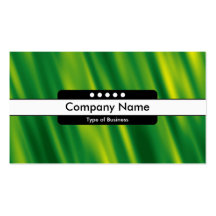 Centre Band 5 Spots - Green Cascade Business Cards