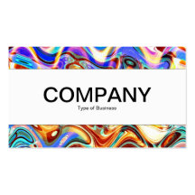 Centre Band  - Colour Mix 02 Business Card Template