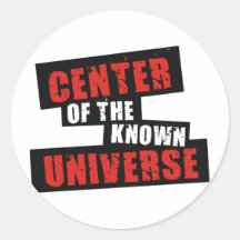 Centre of the Known Universe Sticker