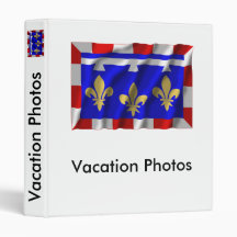 Centre waving flag 3 ring binder