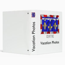 Centre waving flag with name binder