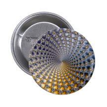 Centrifractality - Fractal Art Pins