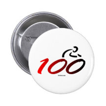 Century bike ride pinback buttons