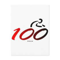 Century bike ride post card