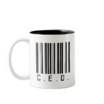 CEO Bar Code mugs
