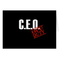 CEO DARK GREETING CARD