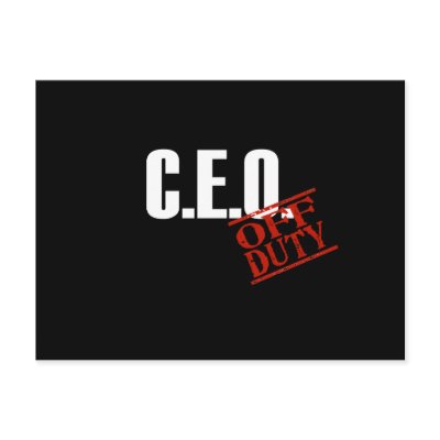CEO DARK POST CARDS by NotWorking
