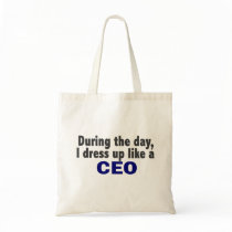 CEO During The Day Tote Bags