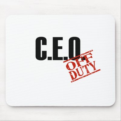 CEO LIGHT MOUSE PADS by NotWorking