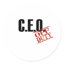 CEO LIGHT ROUND STICKER