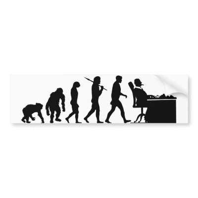 CEO VP company President Boss Mens Work Bumper Stickers by Funkart