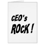 Ceos Rock! Greeting Card