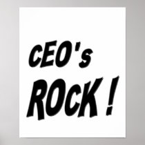 Ceos Rock! Poster Print