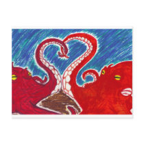 Cephalopod Love Post Cards