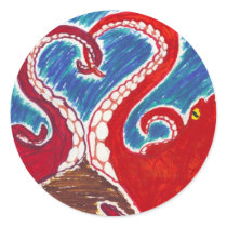 Cephalopod Love Sticker