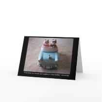 Ceramic Cats Greeting Card
