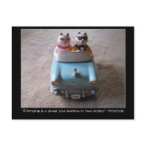Ceramic Cats Post Card