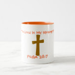 Ceramic mug with inspirational verse!
