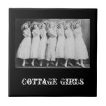 Ceramic Tile - Vintage Cottage Girls