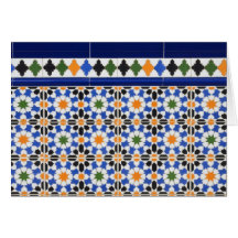 Ceramic tiles from Granada Card