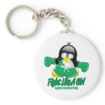 Cerbral Palsy Fighting Penguin Key Chains