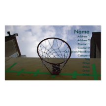 Cercle de basket-ball modèle de carte de visite