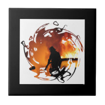Cercle des flammes carreau