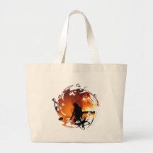 Cercle des flammes sacs fourre-tout