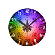 Cercles abstraits : Horloge murale horloges murales