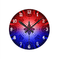 Cercles abstraits : Horloge murale horloges murales