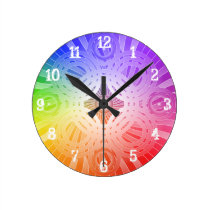 Cercles abstraits : Horloge murale horloges murales
