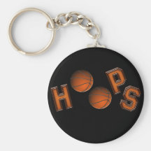 Cercles de basket-ball porte-clef