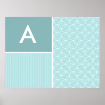 Cercles de bleus layette posters