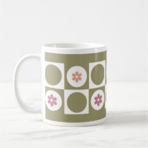 Cercles et carrés tasses