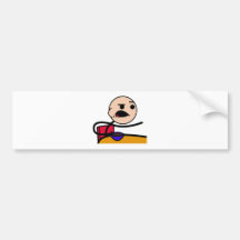 Cereal Guy in Colour! Bumper Stickers