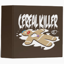 Cereal Killer 3 Ring Binders