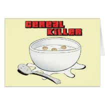 cereal killer greeting cards